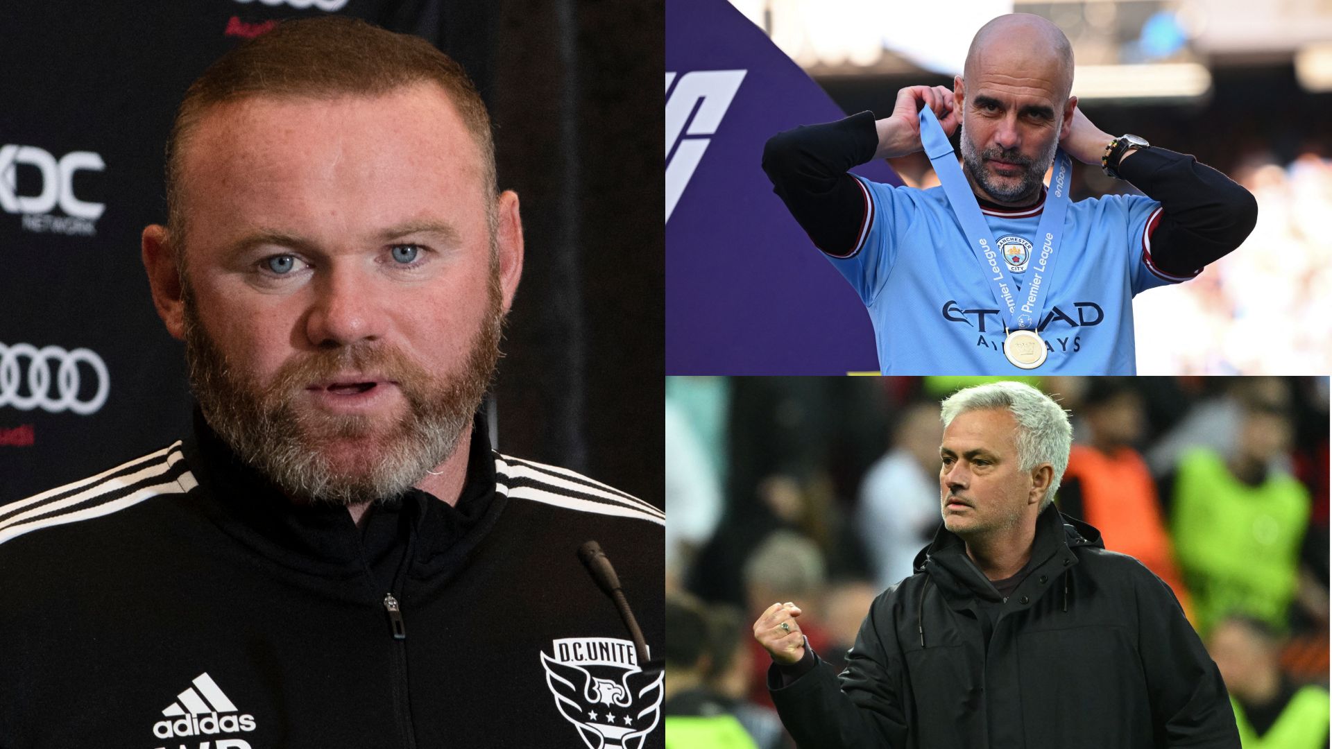 Rooney - Pep Guardiola - Jose Mourinho