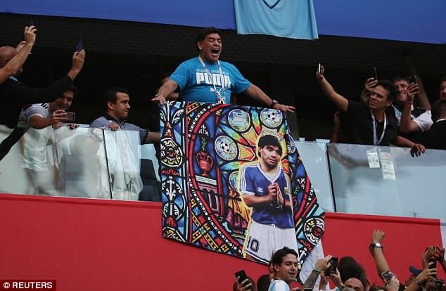 Diego Maradona flag