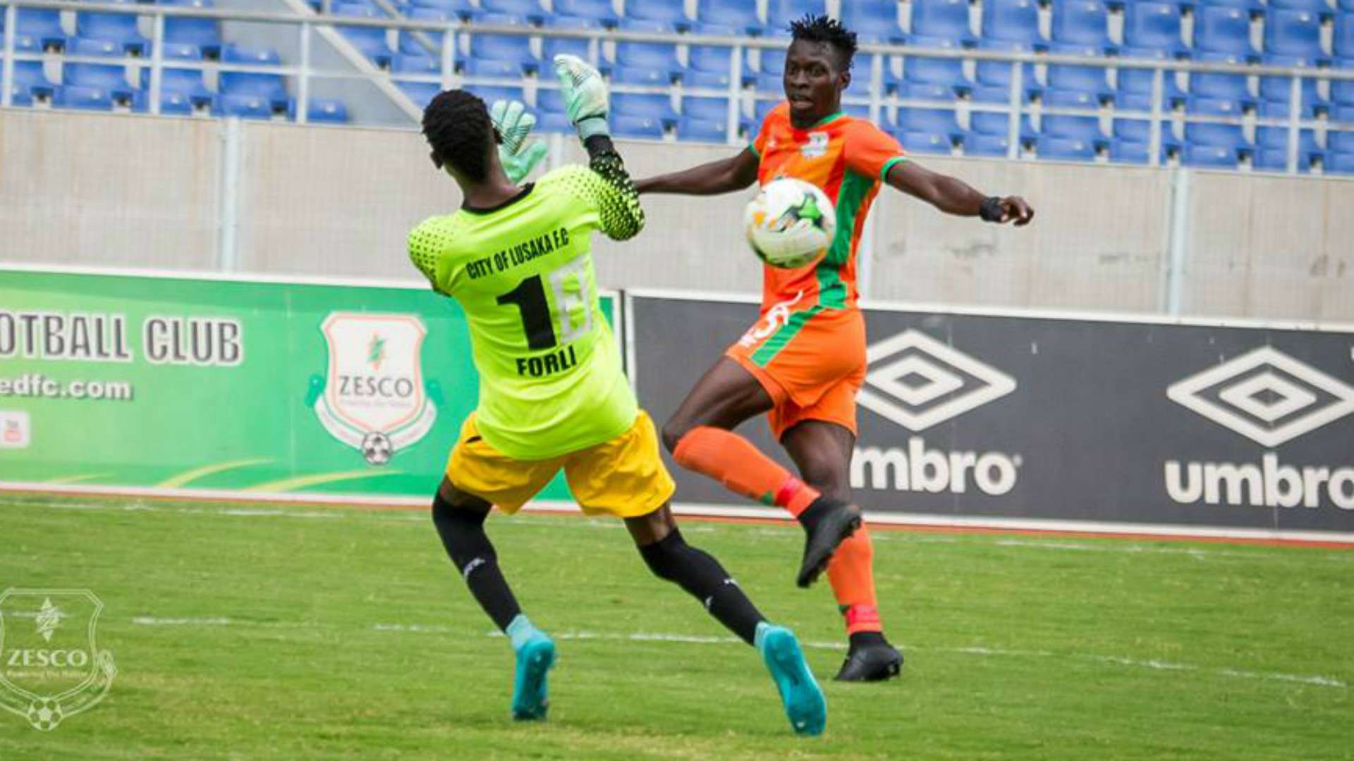 Jesse Were of the Zesco United.