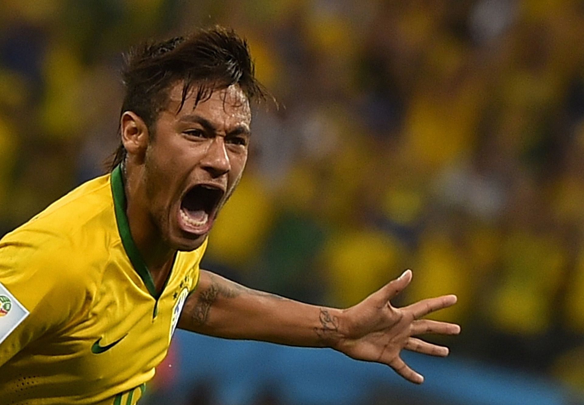 Neymar Brazil Croatia 2014 World Cup Group A 06122014
