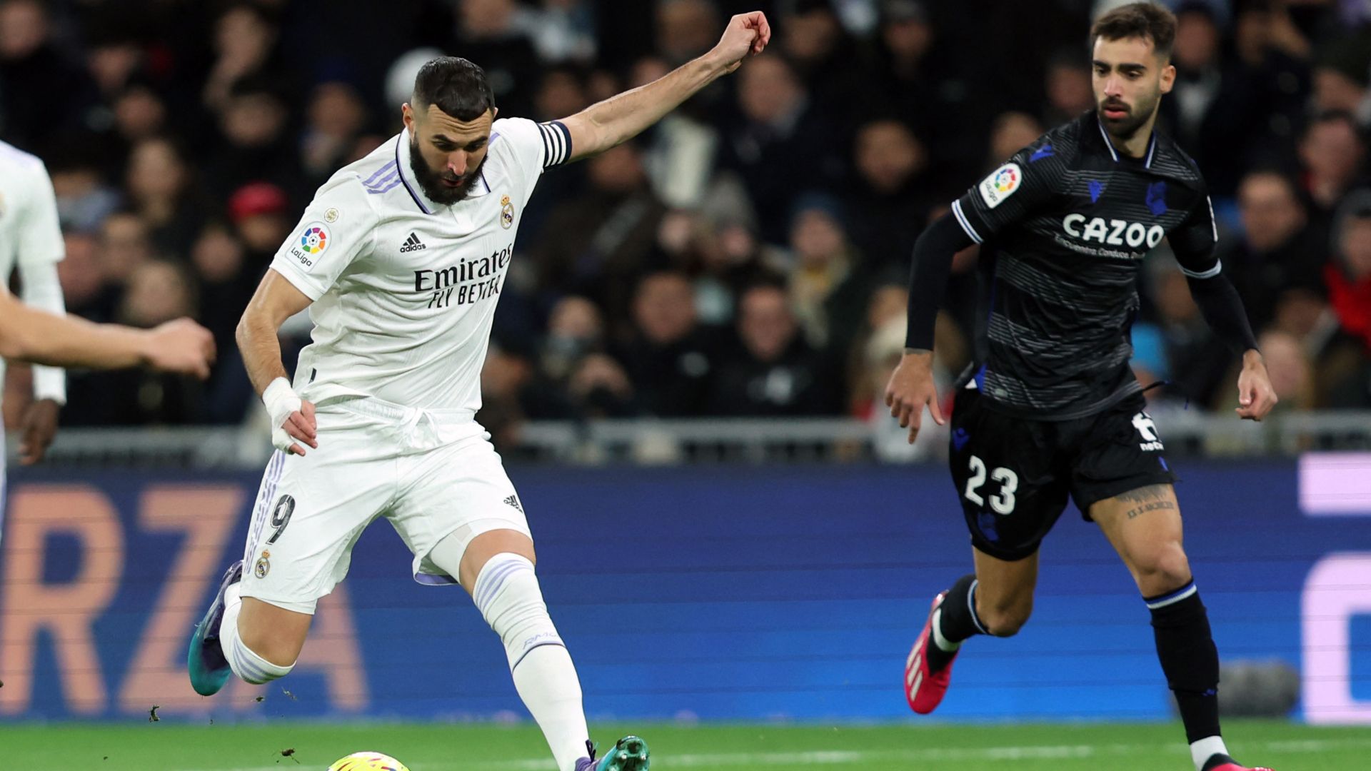 Benzema Brais Méndez Real Madrid vs. Real Sociedad