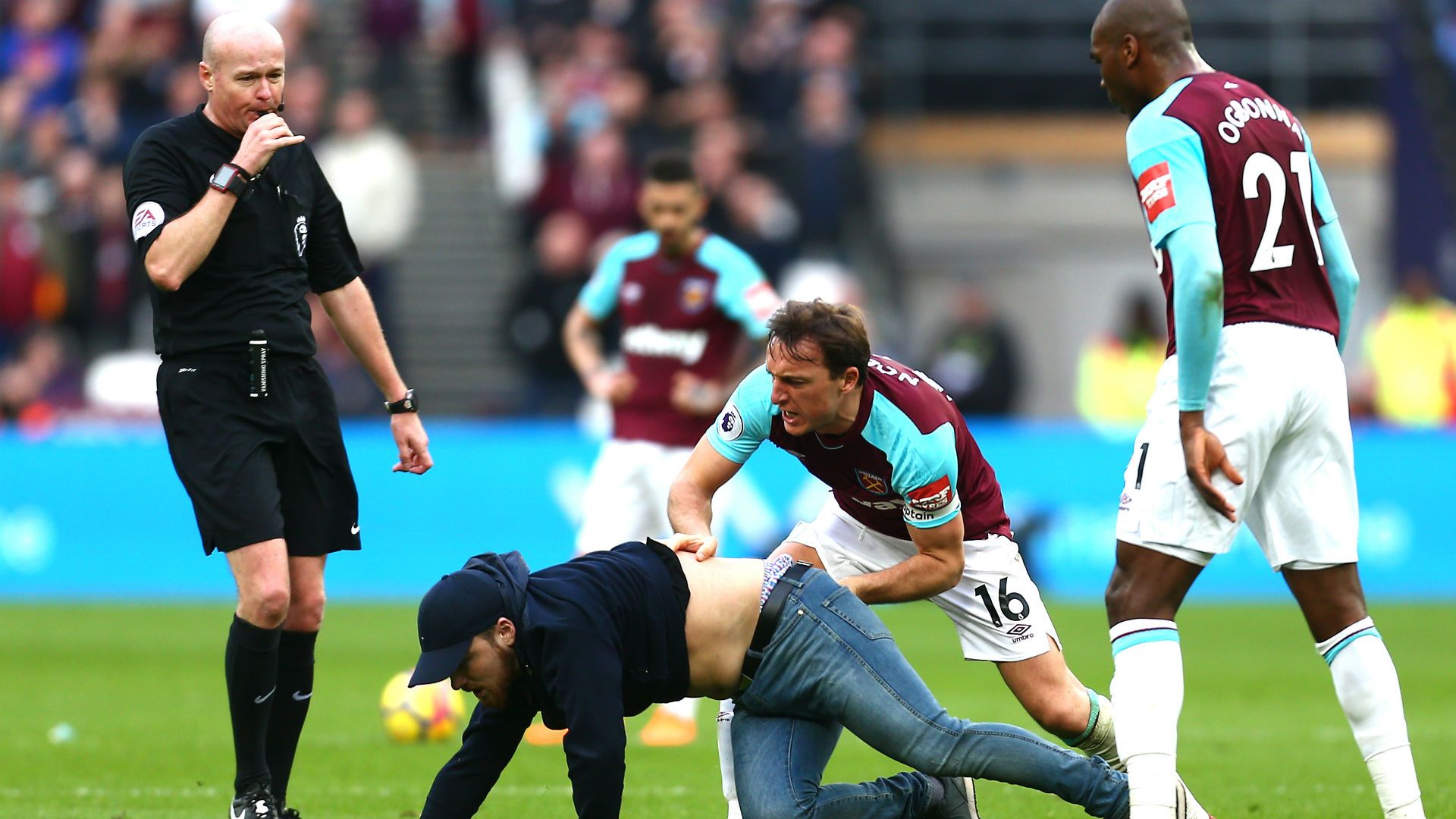 mark noble - west ham burnley - premier league - 10032018