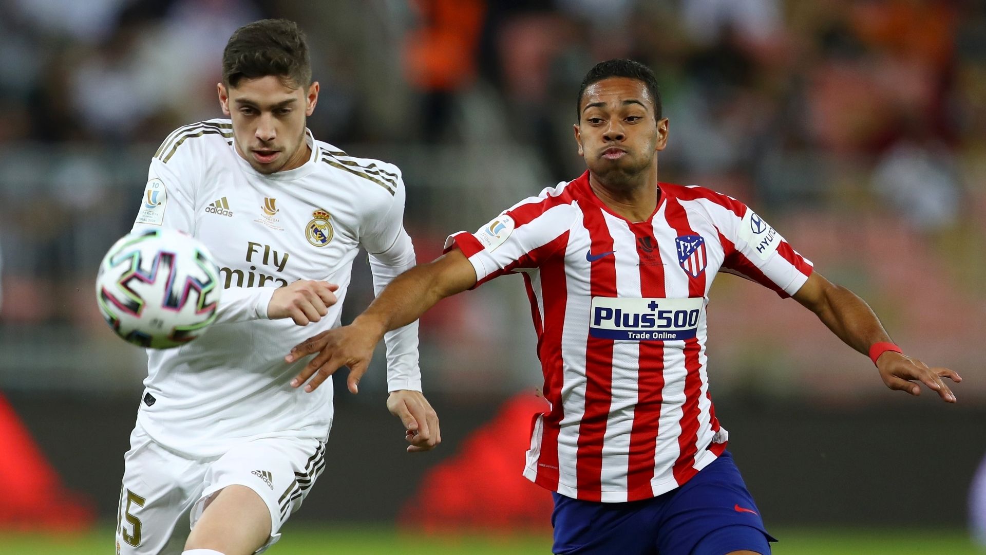 Federico Valverde Renan Lodi Atletico Real Madrid Supercopa 12012020