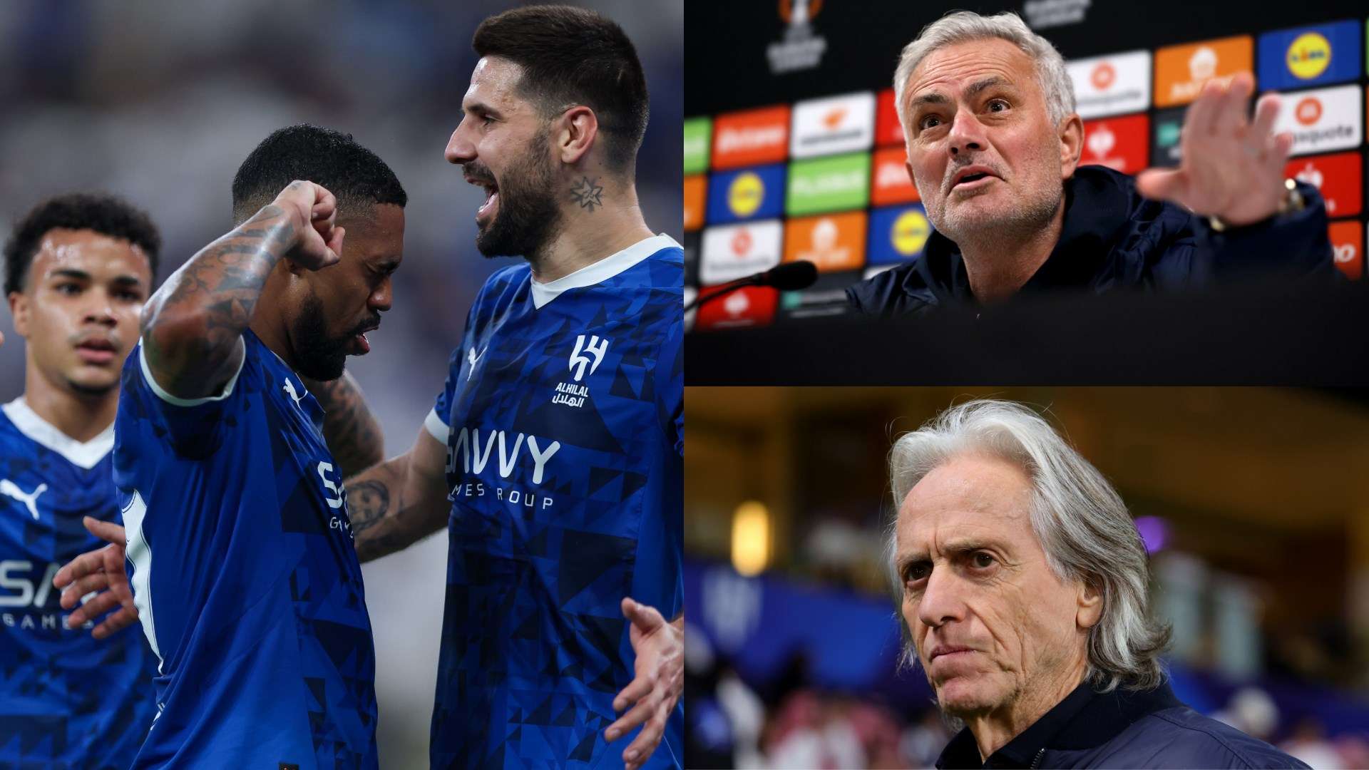 Al Hilal - Jorge Jesus - Jose Mourinho