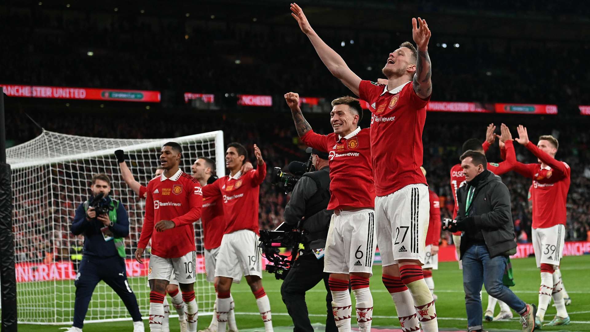 Wout Weghorst Manchester United 2022-23 Carabao Cup final