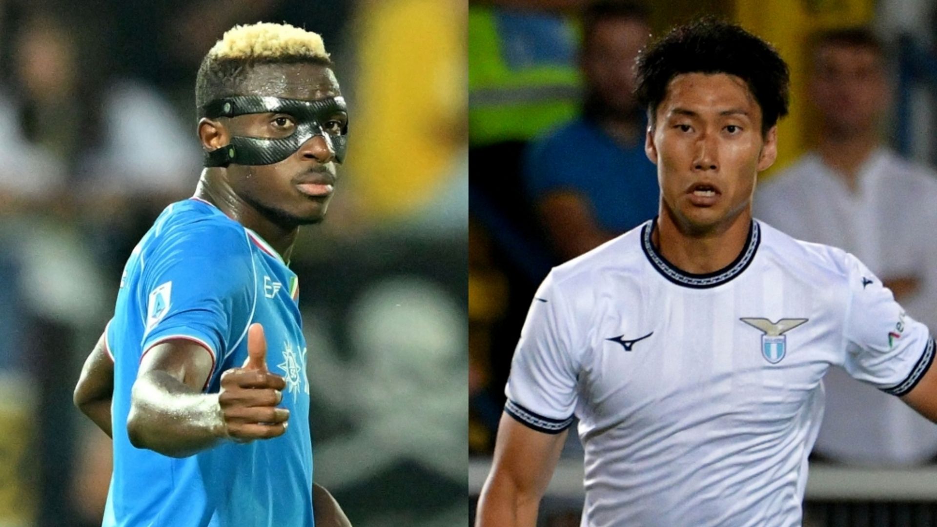 Victor Osimhen Napoli Daichi Kamada Lazio