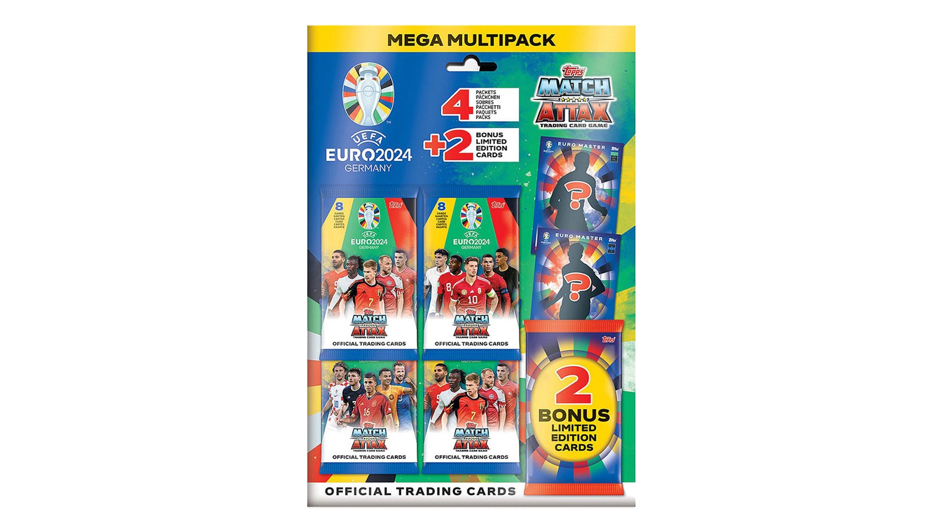 Official Euro Match Attax 2024 Multipack