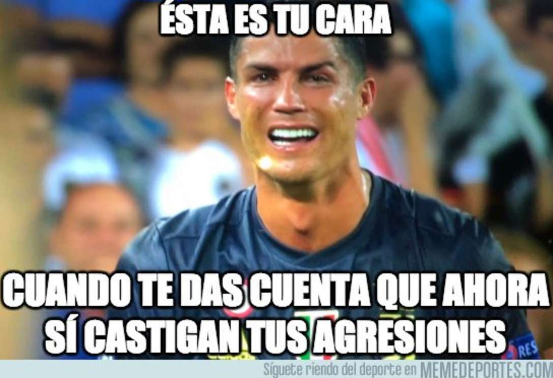 Memes llanto Cristiano Ronaldo 190918