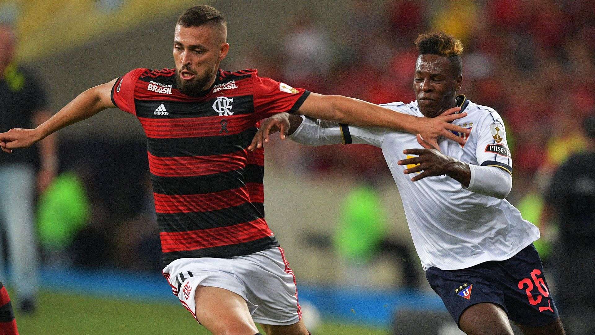 Léo Duarte Jhojan Julio Flamengo LDU Quito Libertadores 13032019