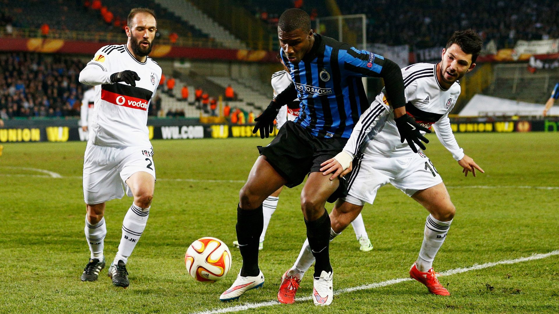 Obbi Oularé, Club Brugge, Serdar Kurtulus, Tolgay-Ali Arslan, Besiktas, Europa League, 03122015