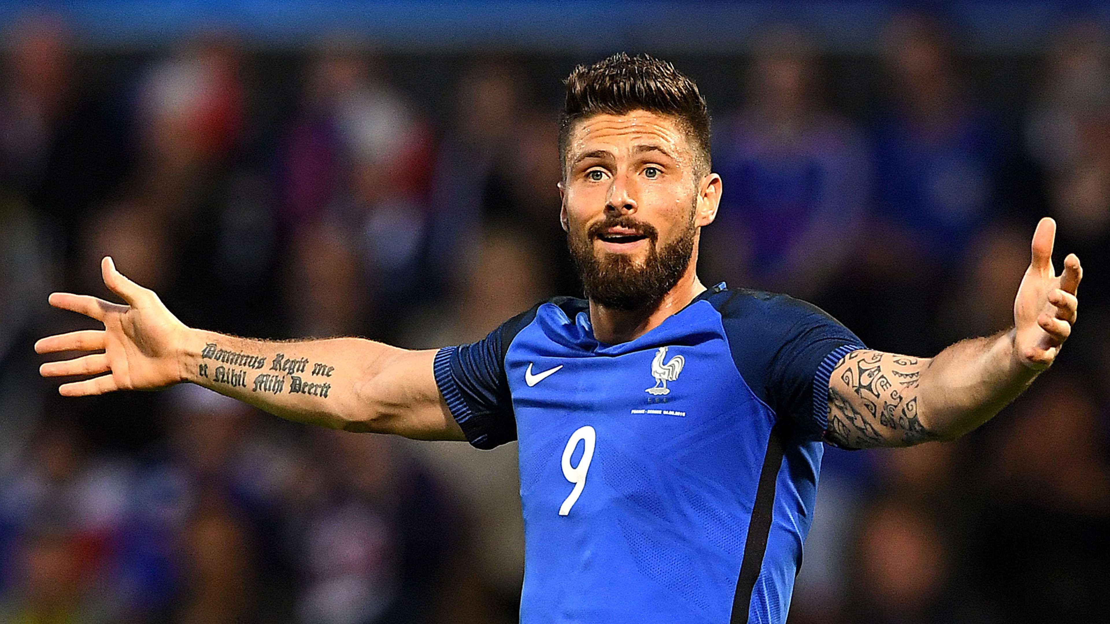 Giroud appeals to the referee