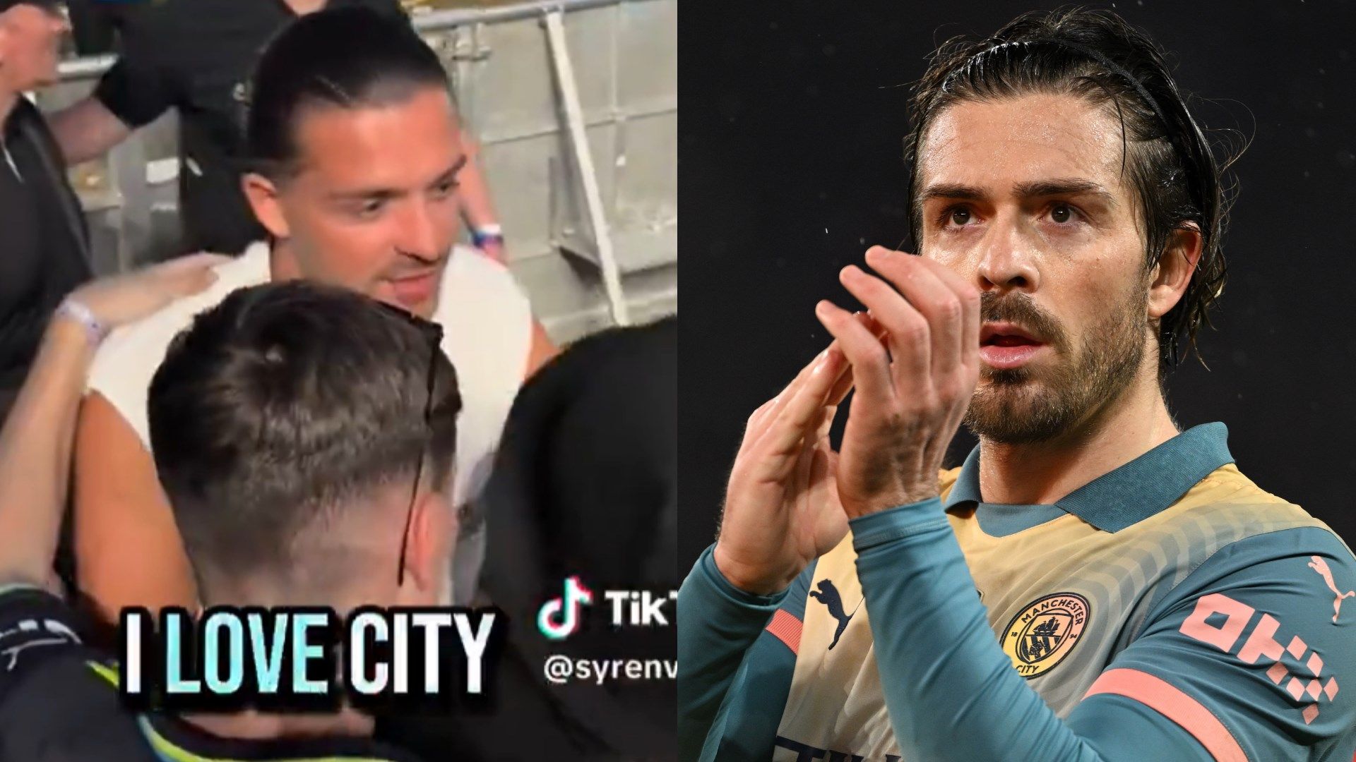 VIDEO: 'I love City more than anything' - Seemingly drunken Jack Grealish involved in emotional exchange with Man City fans at Oasis' Heaton Park reunion gig as mystery surrounds outcast's future | Goal.com UK