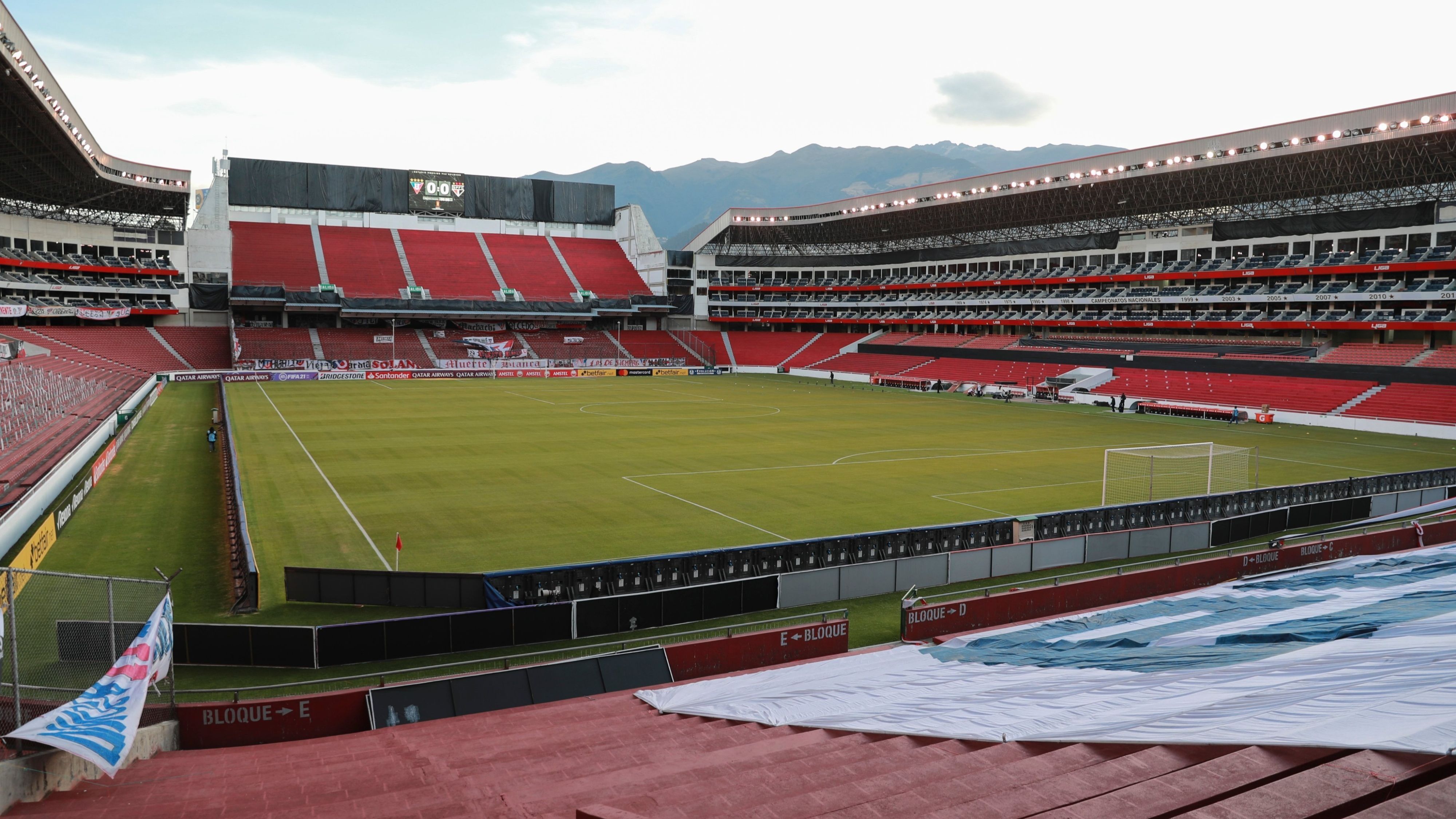 Estadio Casa Blanca LDU São Paulo Libertadores 2020
