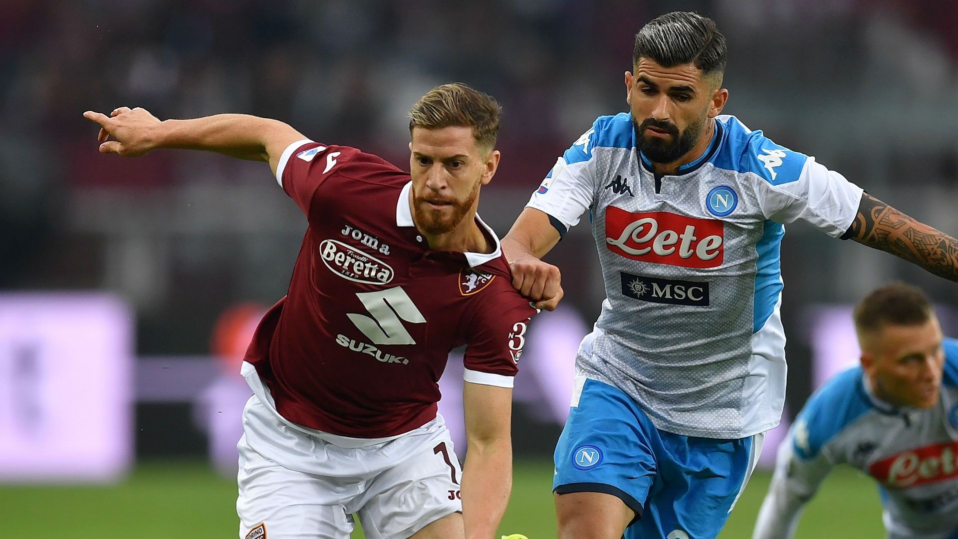 Hysaj Ansaldi Torino Napoli Serie A