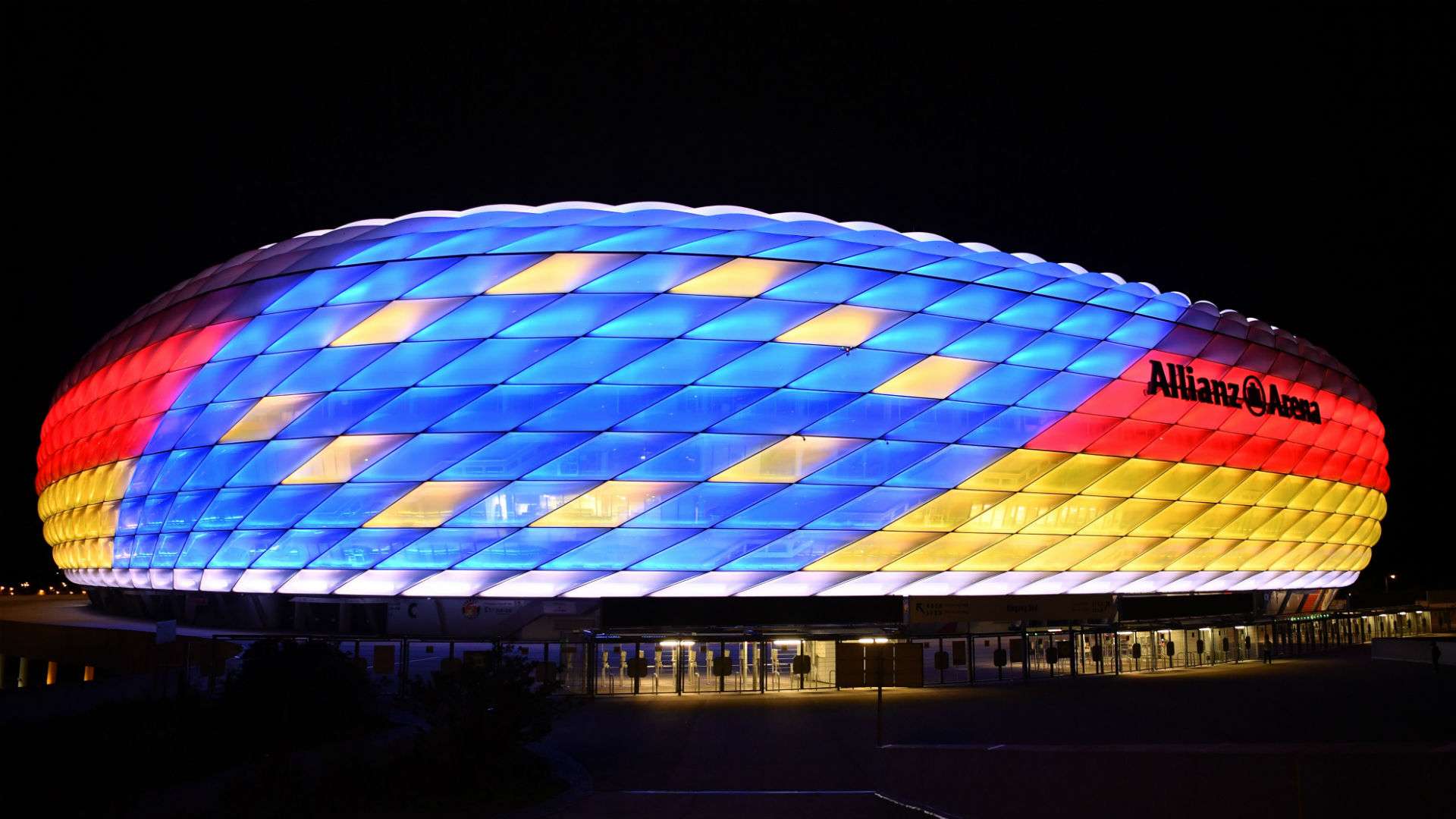 Allianz Arena Euro 2024 colour
