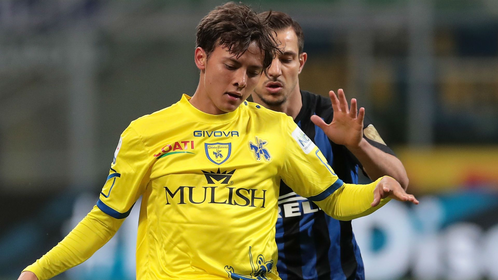 Vignato Cedric Soares Inter Chievo Serie A