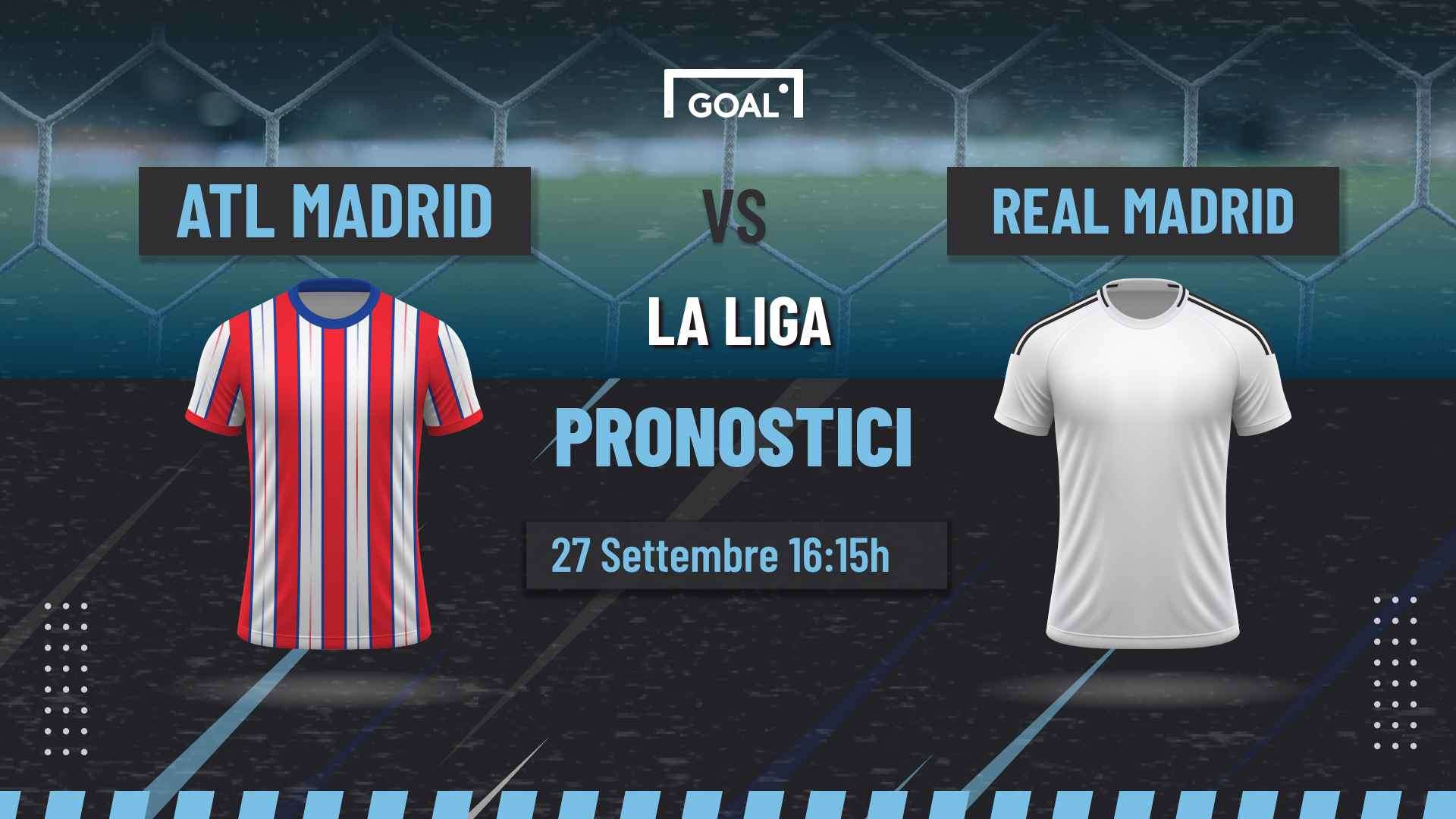 pronostici Atlético Madrid - Real Madrid