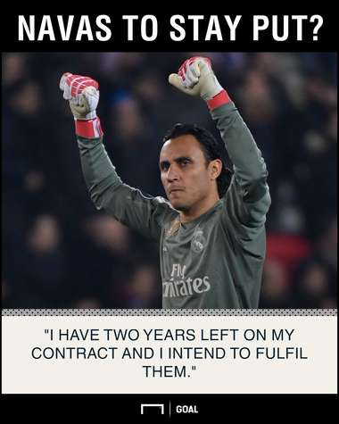 Keylor Navas Real Madrid stay