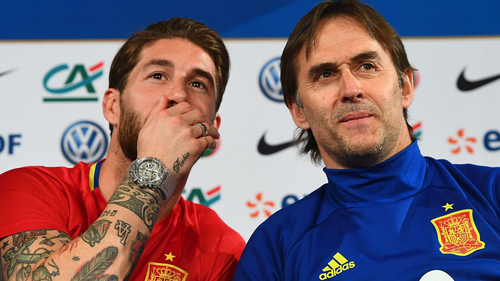 Sergio Ramos Lopetegui Espanha 13 06 2018