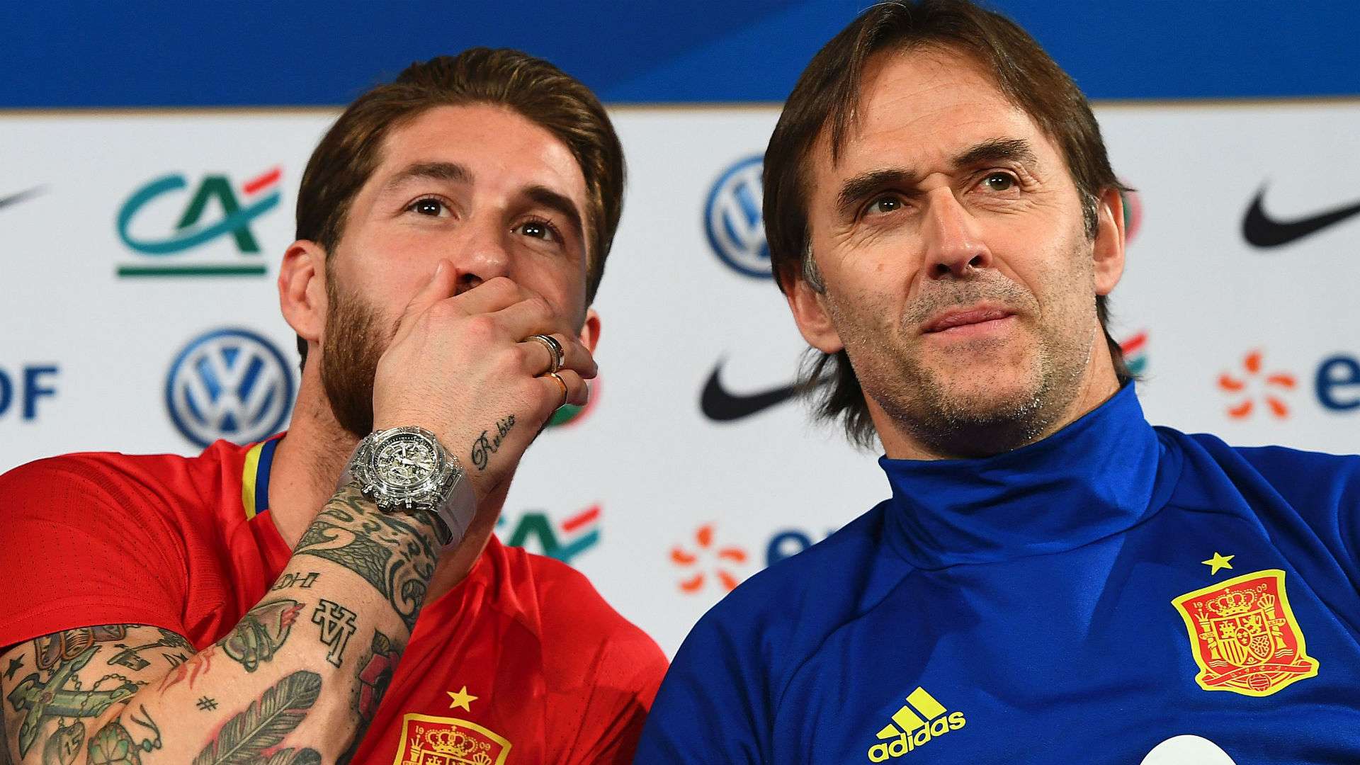 Sergio Ramos Lopetegui Espanha 13 06 2018