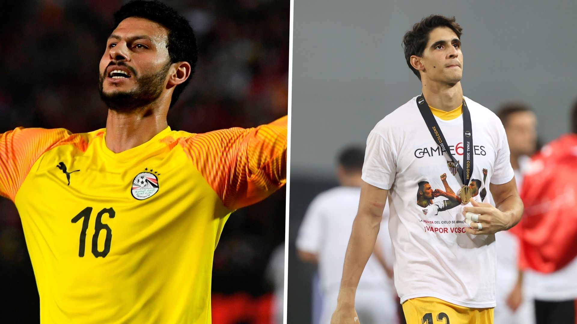 Yassine Bounou Mohamed El Shenawy GFX