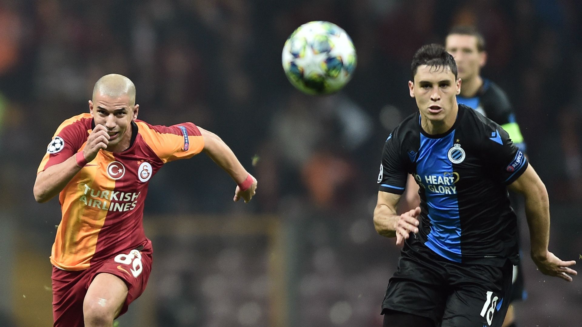 Sofiane Feghouli Federico Ricca Galatasaray Club Brugge UCL 11262019