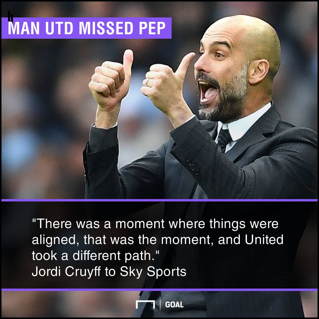 Man Utd missed out on Pep Guardiola Jordi Cruyff