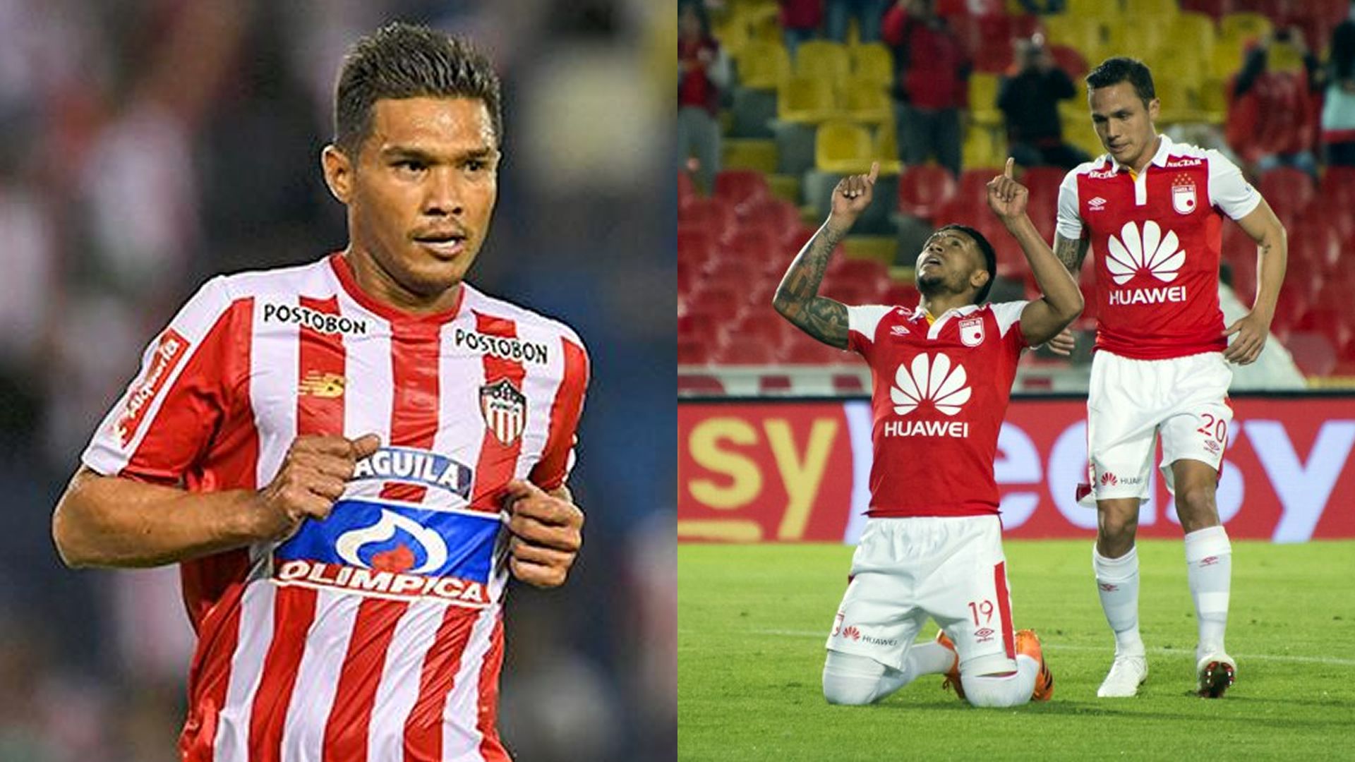 Teofilo Gutierrez Wilson Morelo Junior Santa Fe Copa Sudamericana 2018