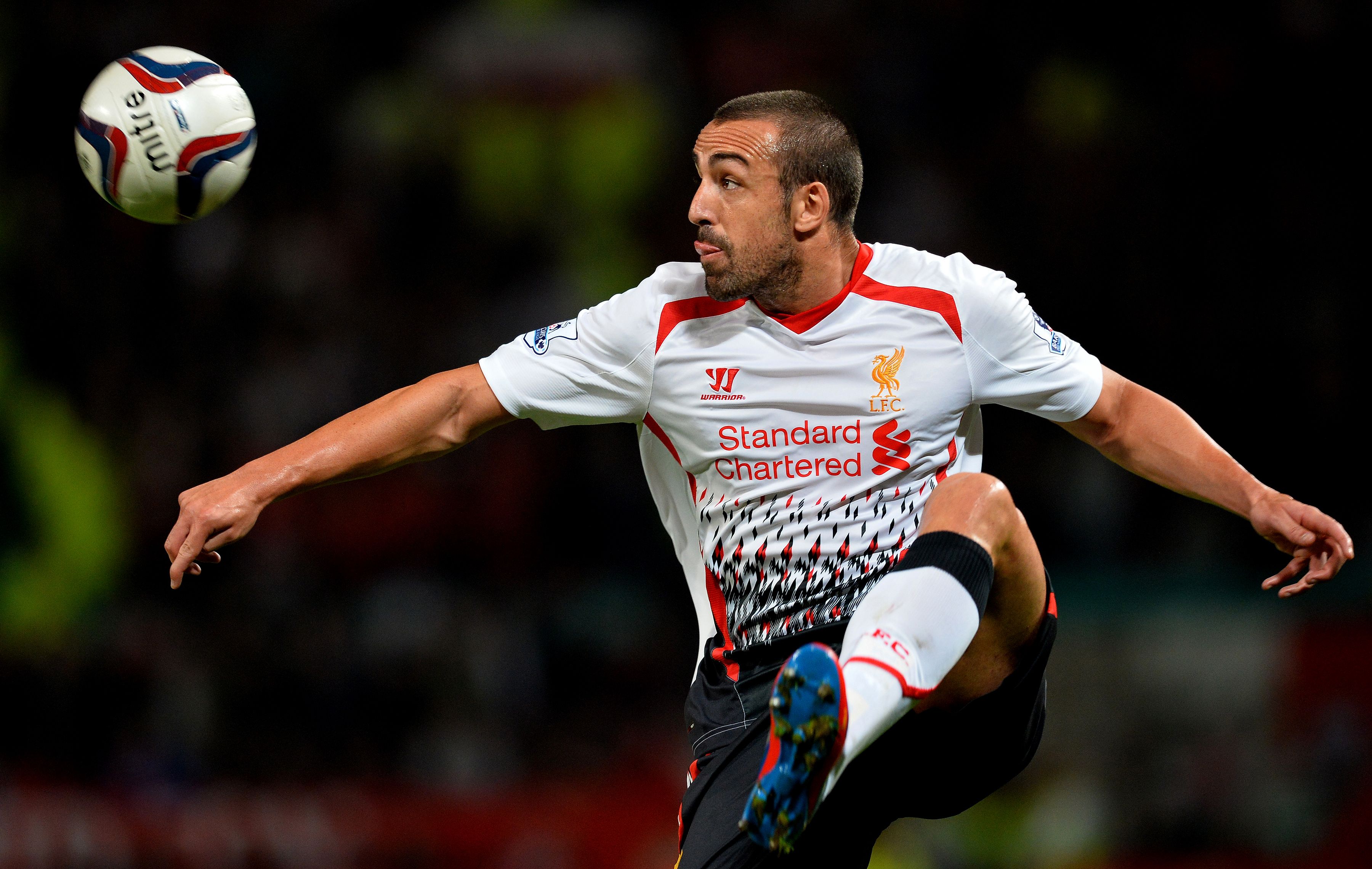 Liverpool defender Jose Enrique