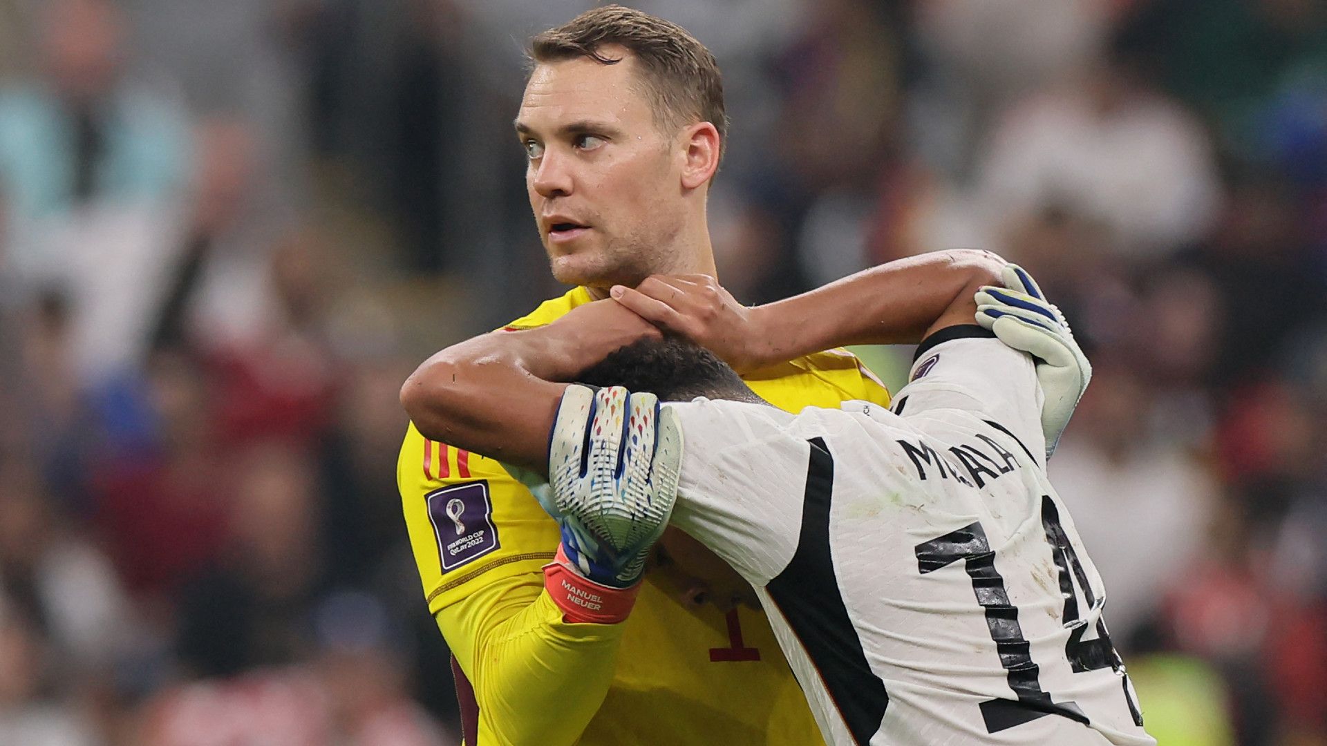 MANUEL NEUER JAMAL MUSIALA GERMANY WORLD CUP 01122022