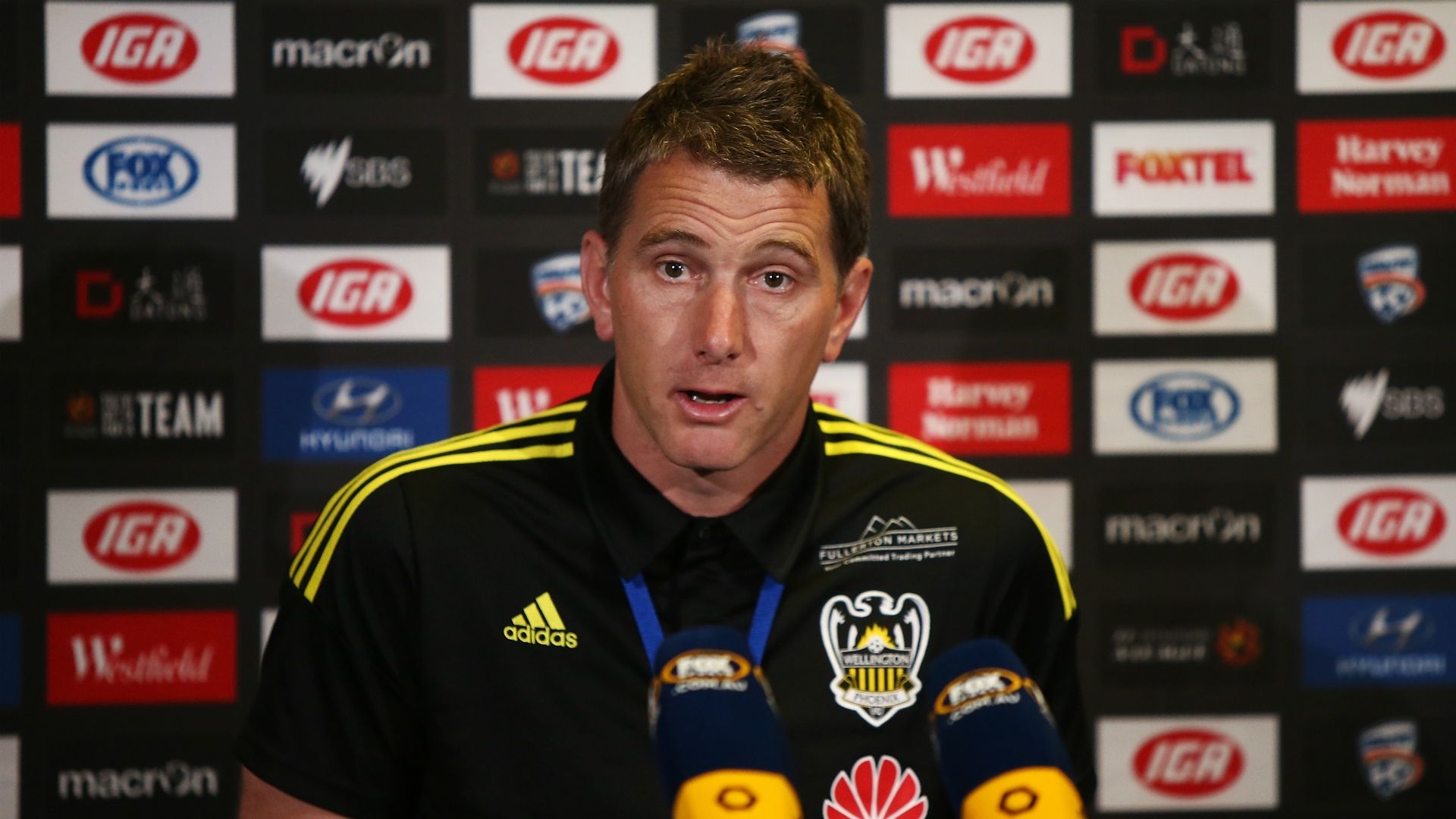 Chris Greenacre Adelaide United v Wellington Phoenix A-League 29012017