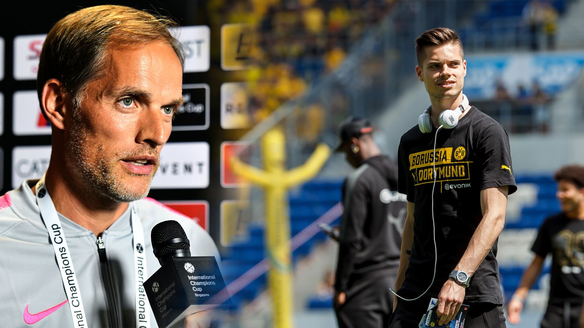 GFX Thomas Tuchel Julian Weigl PSG Borussia Dortmund