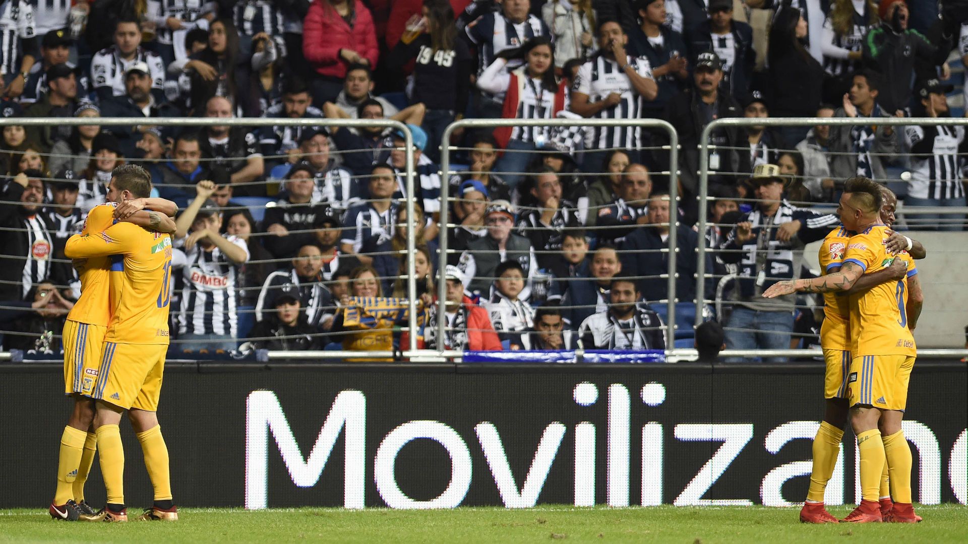 tigres festejo gol final vuelta ape17