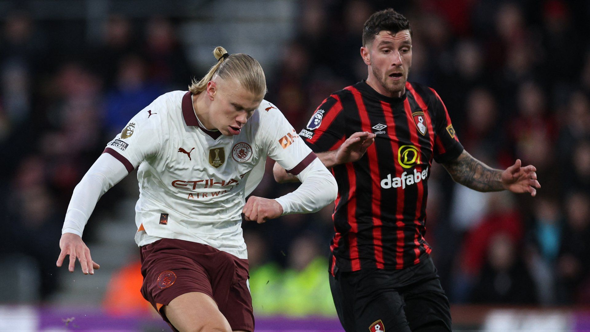 Erling Haaland Bournemouth Manchester City 2023-24