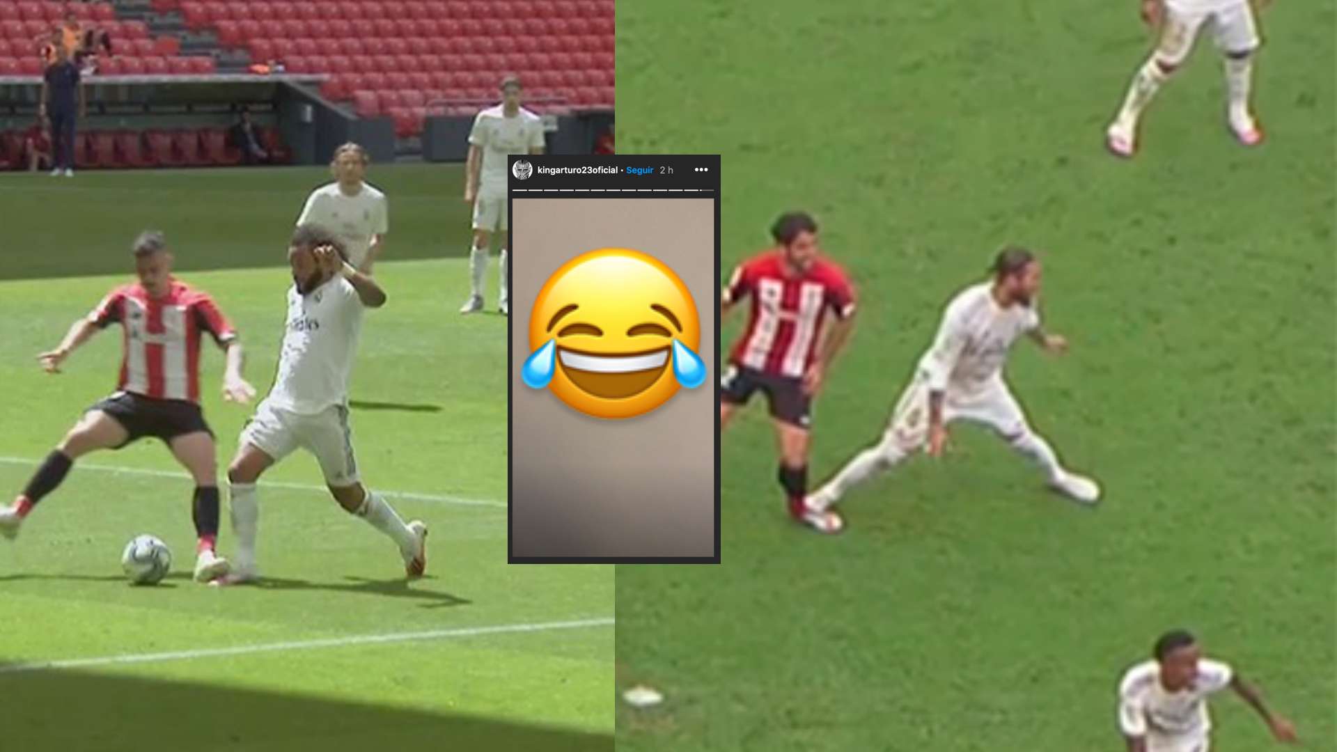 Reacción Arturo Vidal