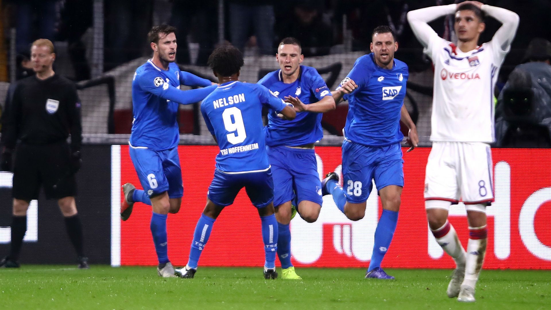 Pavel Kaderabek Lyon Hoffenheim UEFA Champions League 07112018
