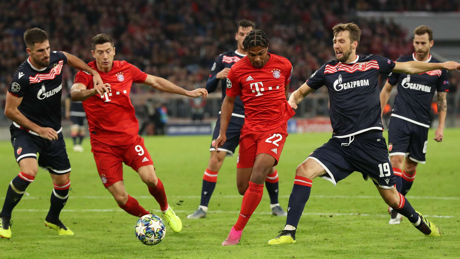 Serge Gnabry Bayern Munchen Crvena Zvezda Champions League 18092019