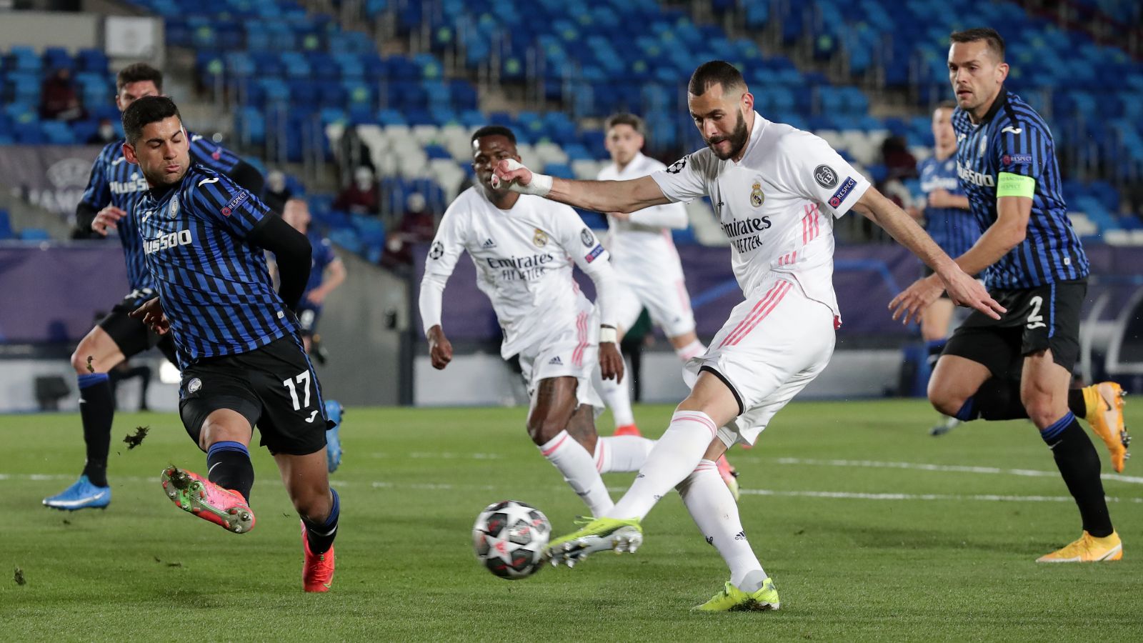 Benzema Real Madrid Atalanta Champions League