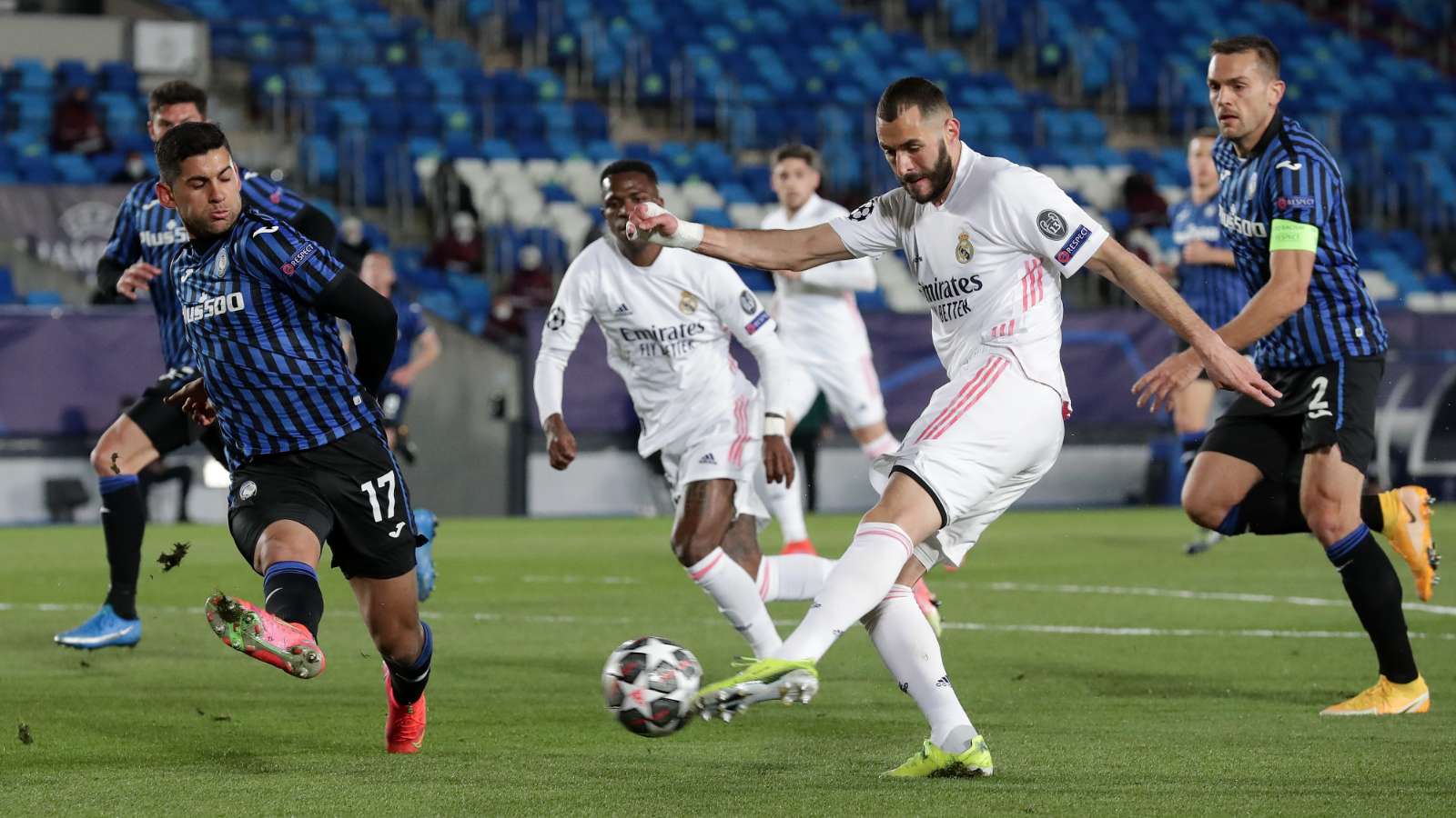Benzema Real Madrid Atalanta Champions League