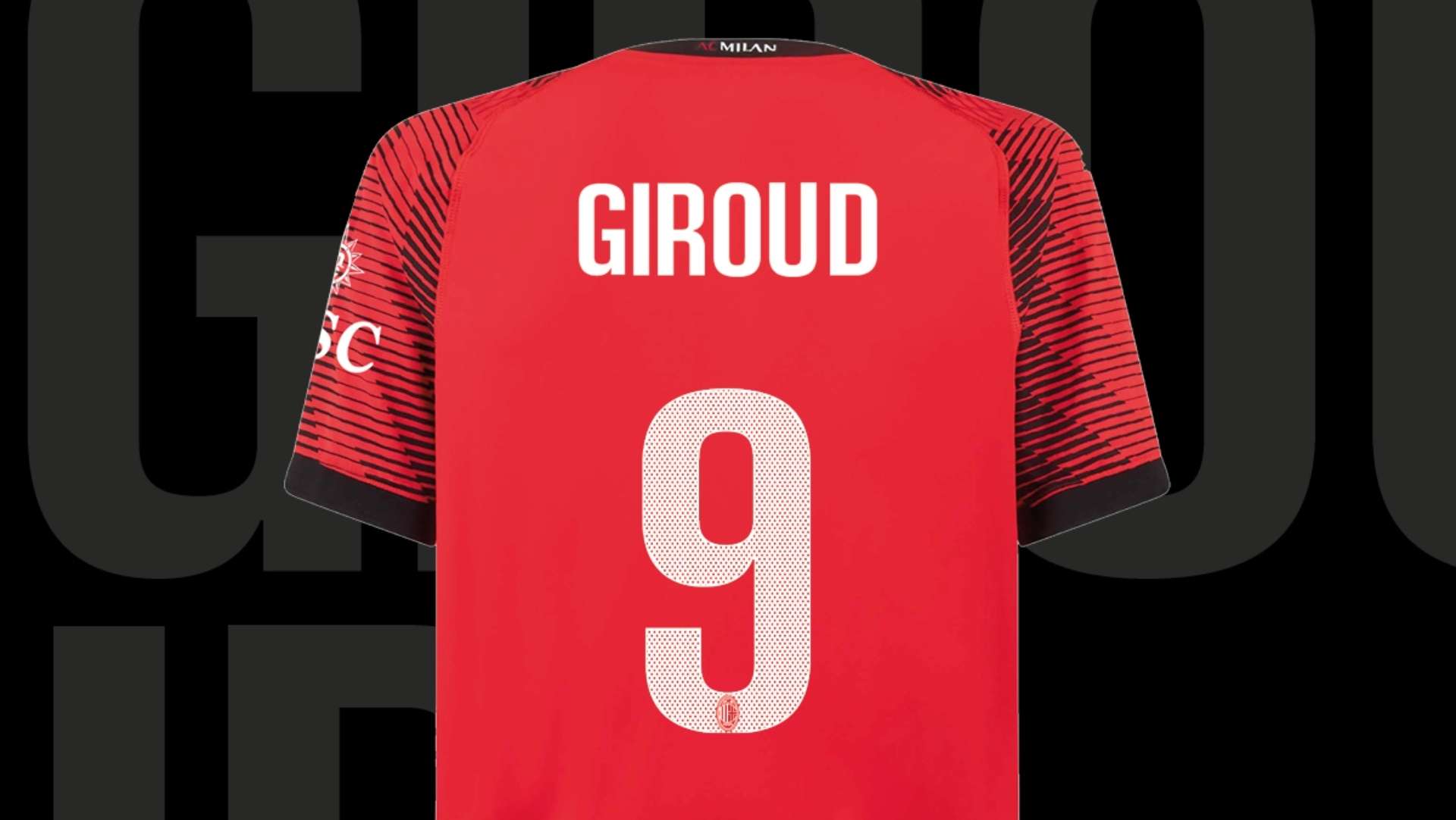 Giroud UCL Font Milan