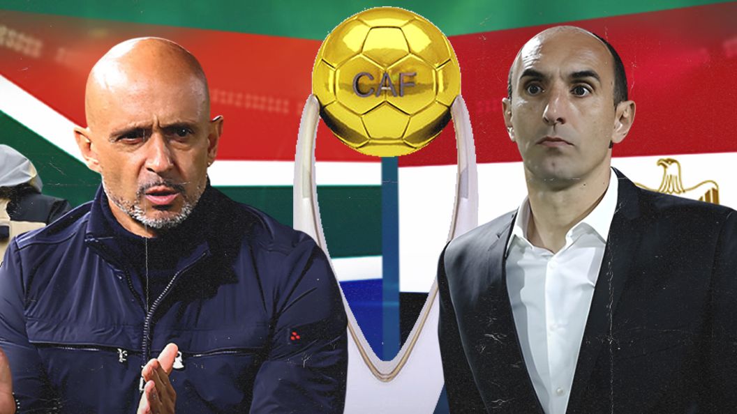 Miguel Cardoso of Mamelodi Sundowns, Jose Riveiro of Orlando Pirates, Marcel Koller of Al Ahly & Krunoslav Jurčić of Pyramids 2-1