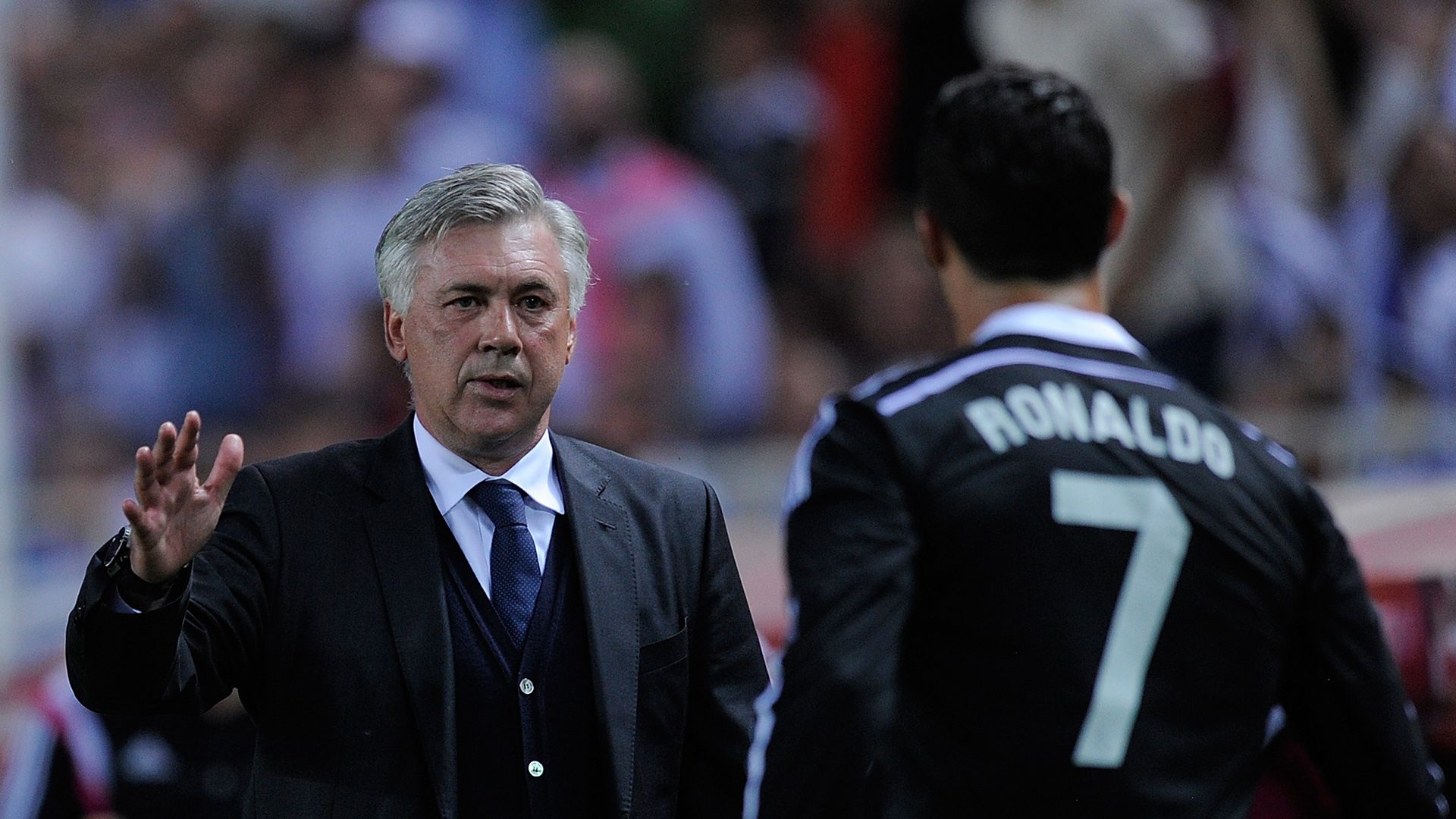 Carlo Ancelotti Cristiano Ronaldo