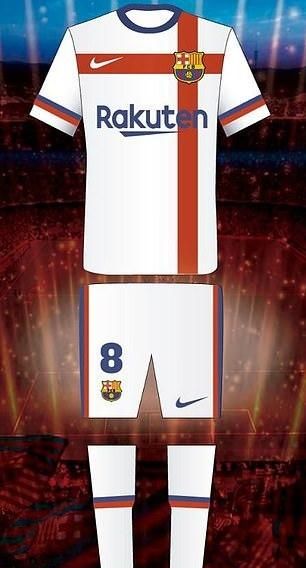 Barcelona 2020 away kit
