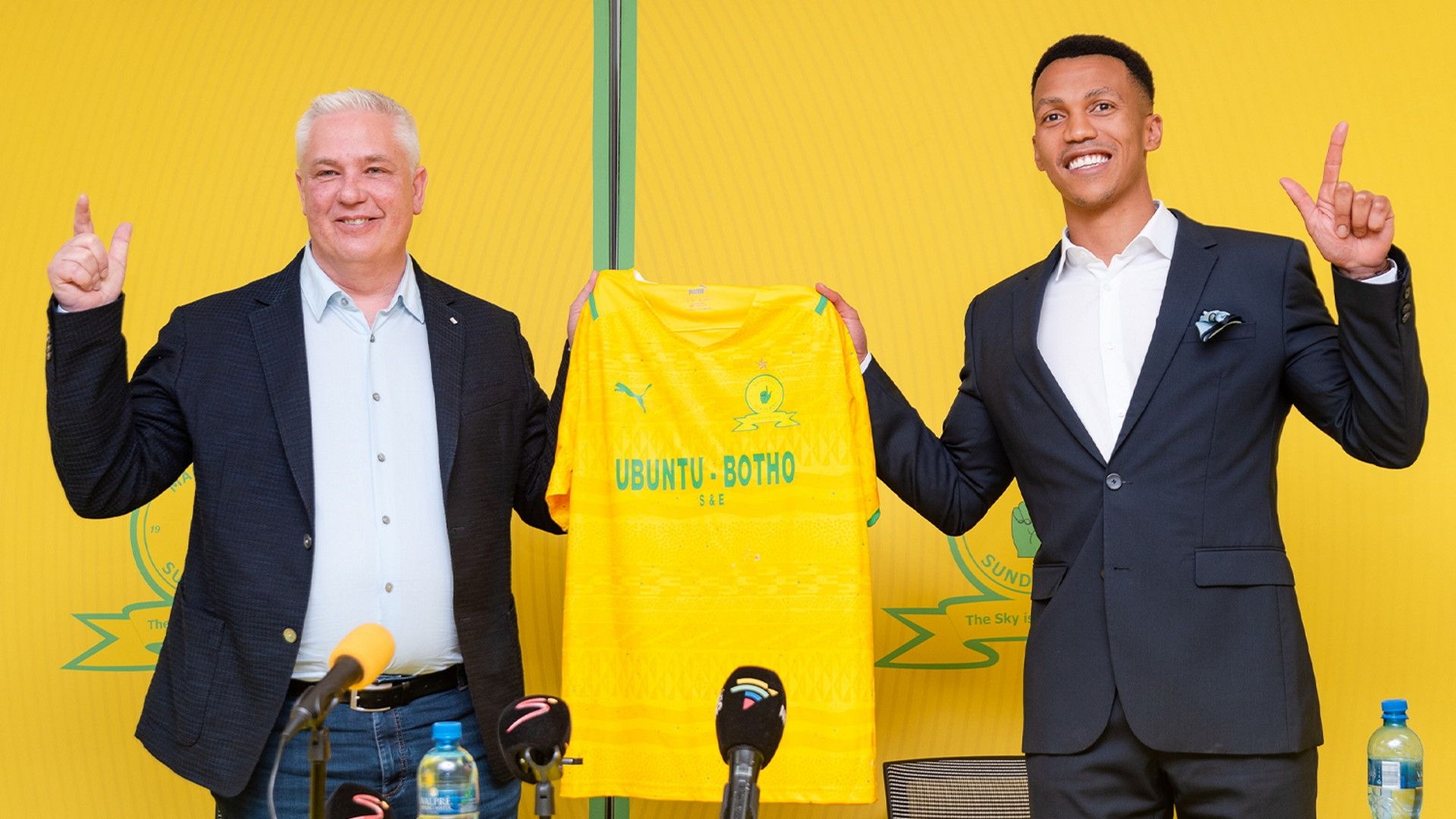 Flemming Berg & Tlhopie Motsepe, Mamelodi Sundowns, April 2022