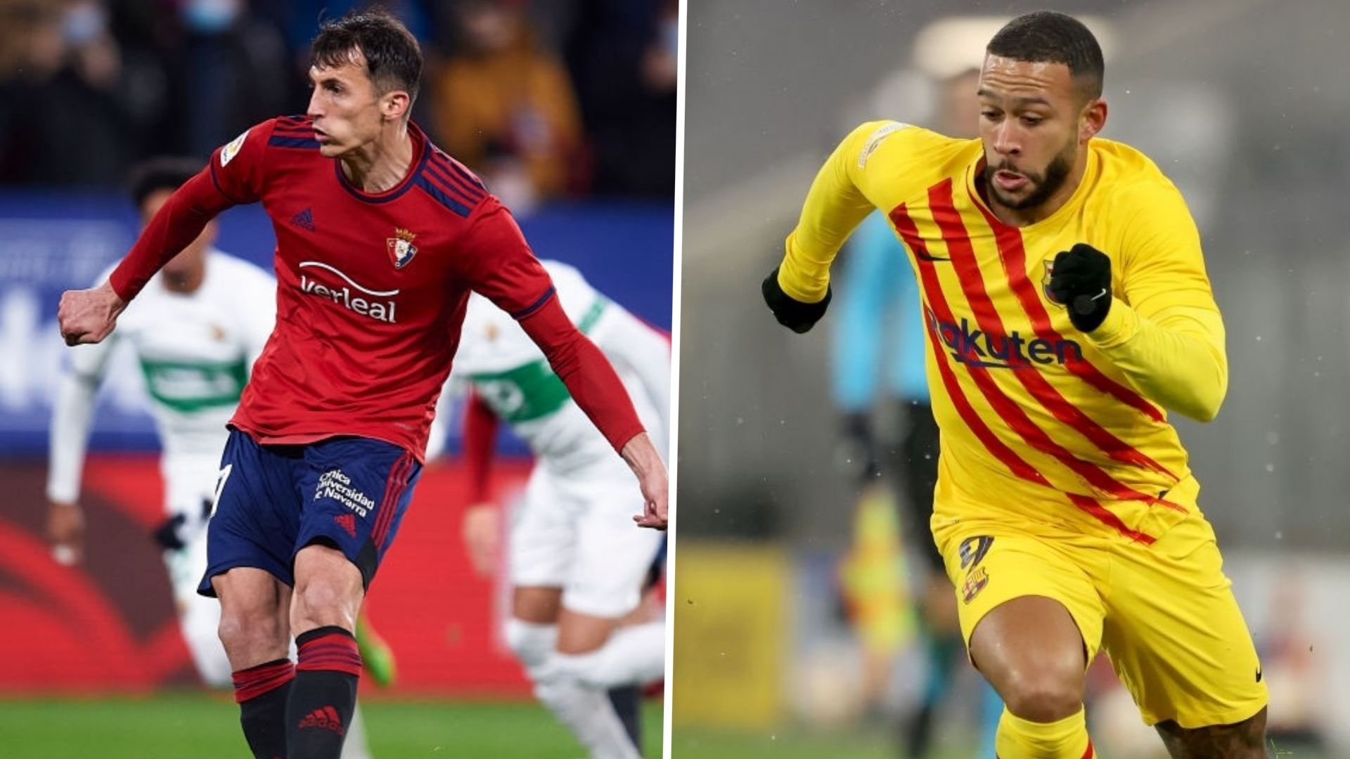 Transmisión en directo online del partido Osasuna vs Barcelona por la Jornada 17 de LaLiga 2021-22