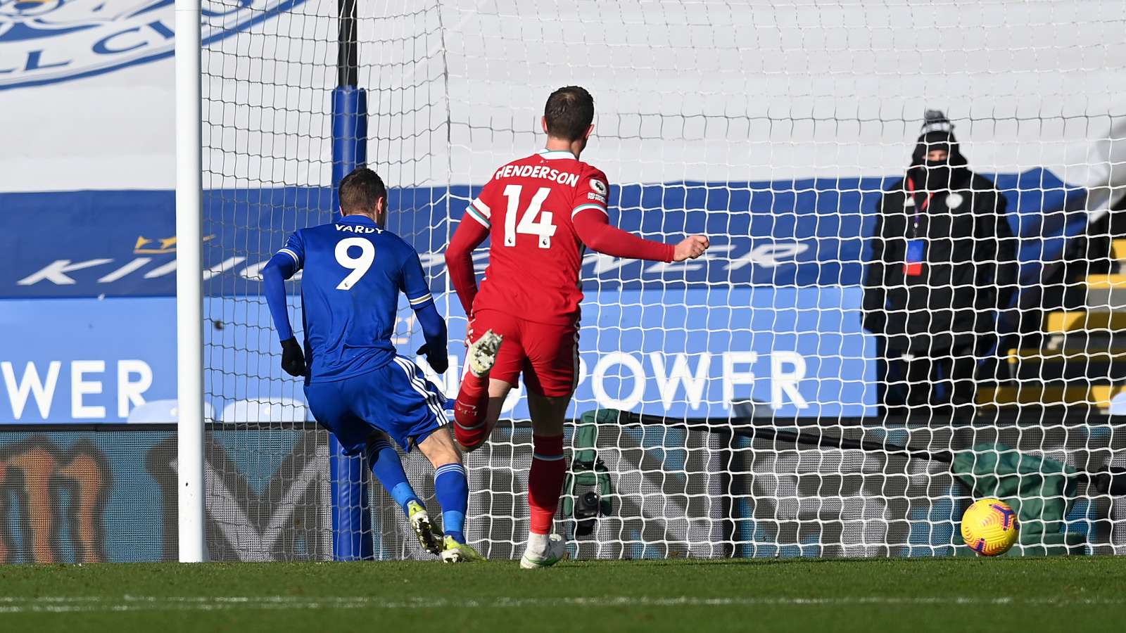 Vardy, Leicester vs. Liverpool