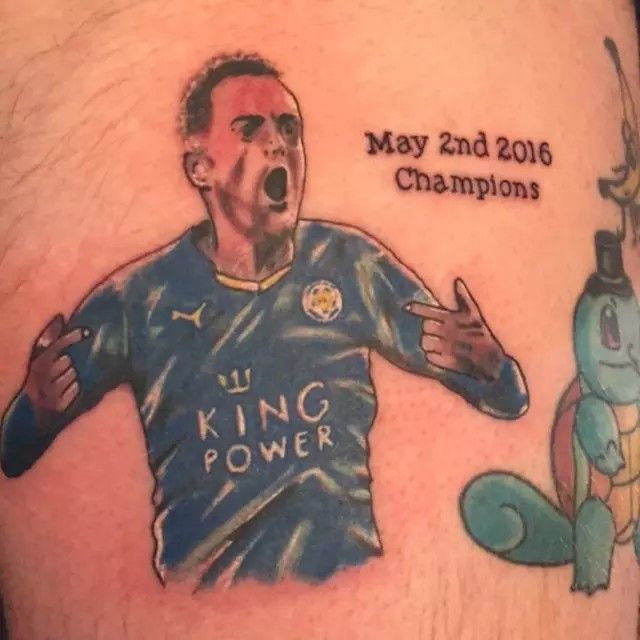 Premier League fan tattoo LEI