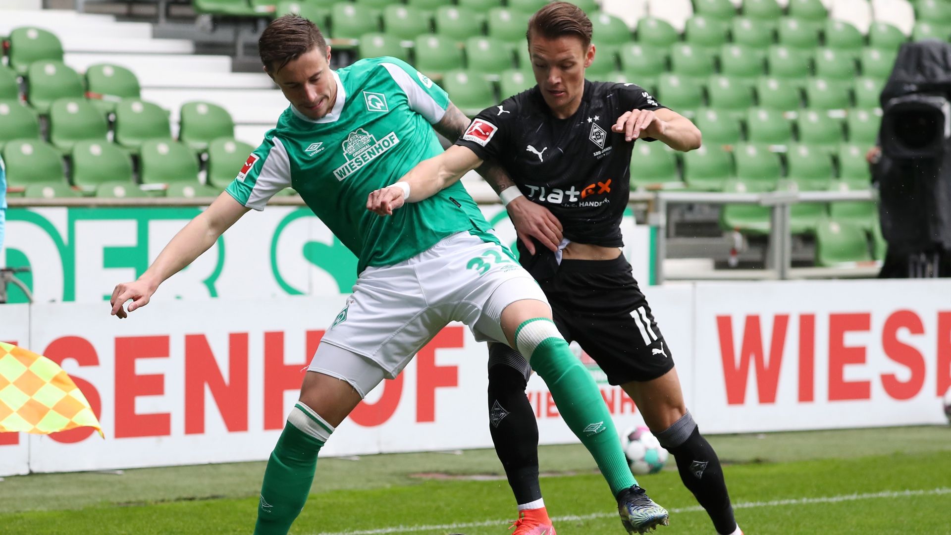 Marco Friedl Hannes Wolf Werder Bremen Borussia Monchengladbach Bundesliga 22052022