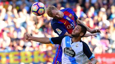 Mathieu Andone Barcelona Deportivo La Liga 15102016