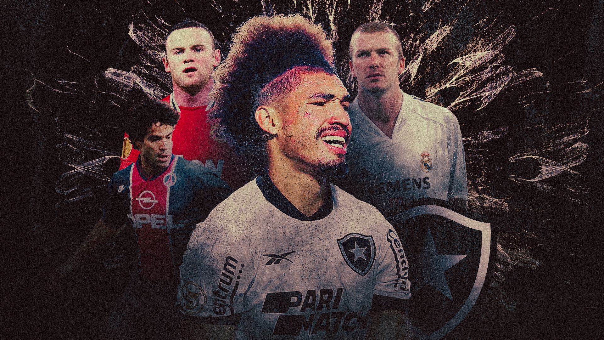 GFC Adryelson Botafogo Rooney Manchester United Beckham Real Madrid